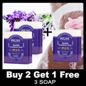 AILKE Anti Spots, Smooth Skin Soap, Scented Bar, For Black Skin, Dark Skin, Caramel Skin, Brightening, Whitening,for face & body