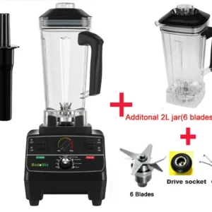 BPA Free 2L Jar Professional Pre-programed Blender