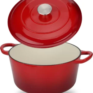 Enameled Cast Iron Dutch Oven Casserole with Lid
