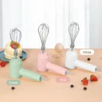 wireless portable hand mixer rechargeable kitchen whisk